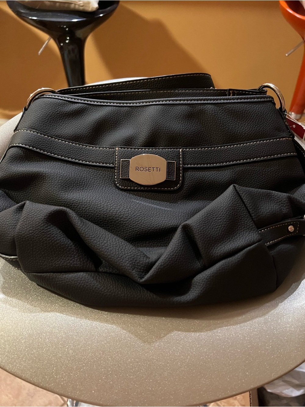 Rosetti Roundabout Convertible Crossbody in Black NWT